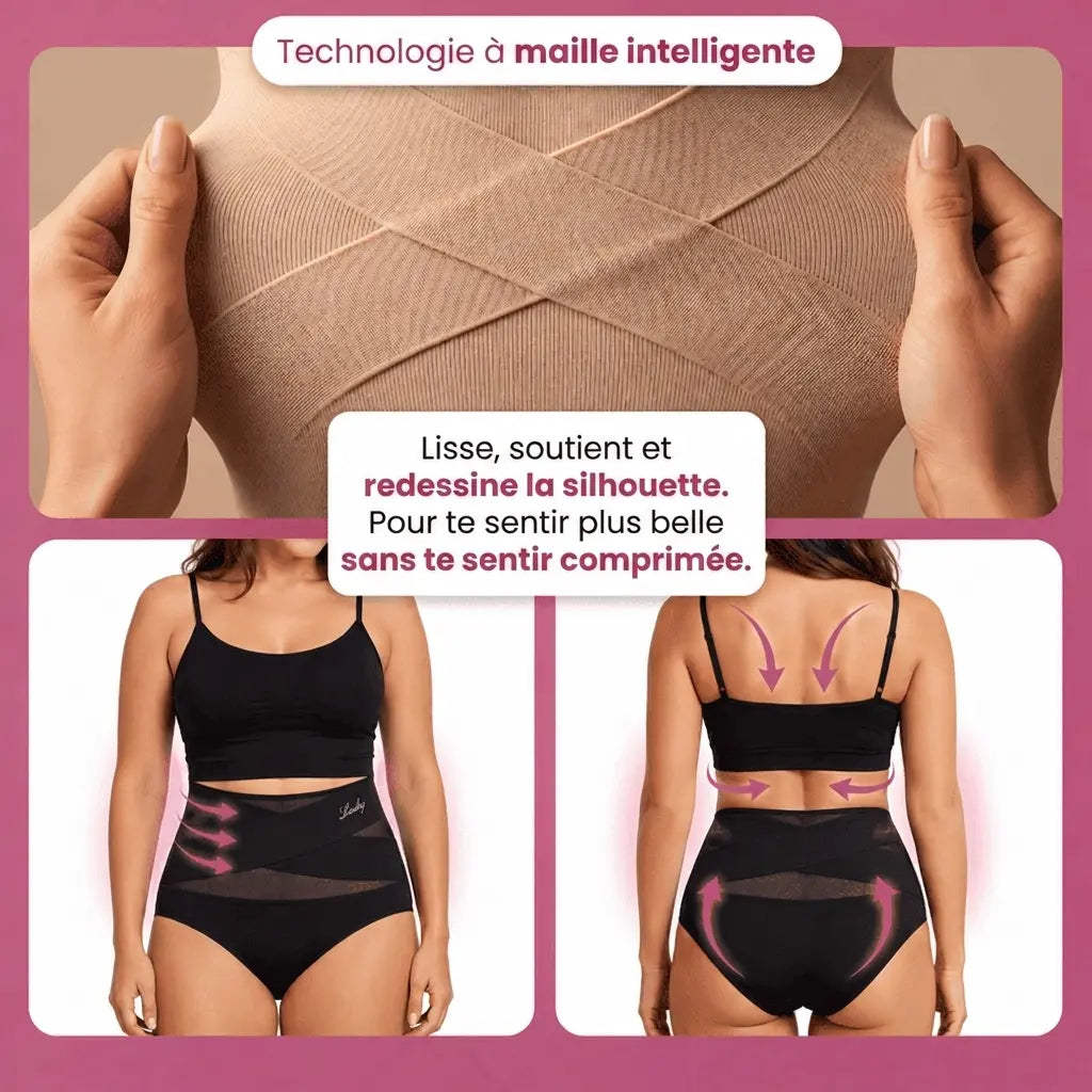 Culotte Gainante Taille Haute — Ventre Plat Sans Efforts