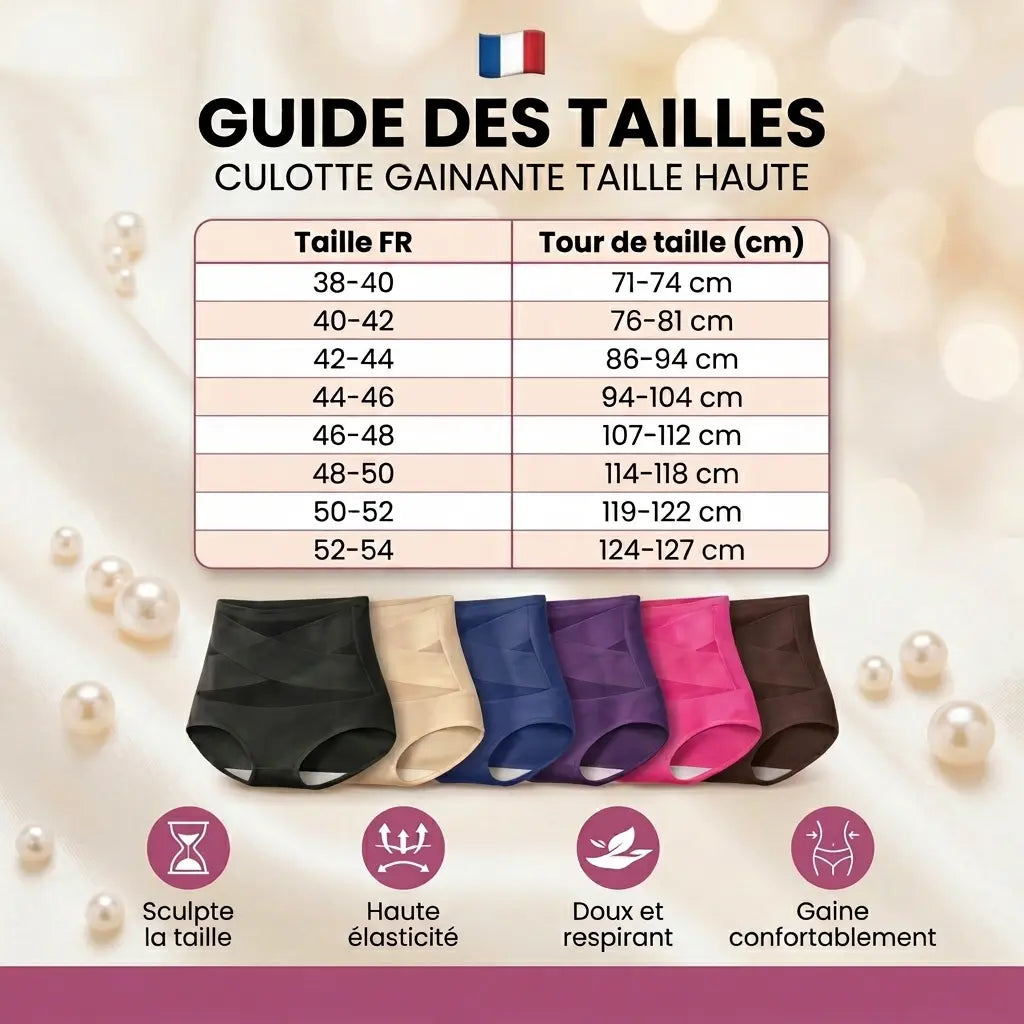 Culotte Gainante Taille Haute — Ventre Plat Sans Efforts